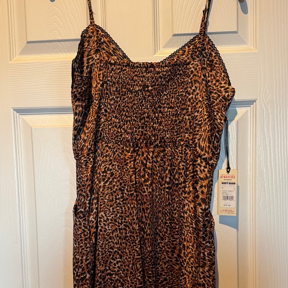 Idyllwind Brown Animal Print Maxi Dress - Picture 5 of 6